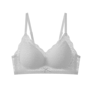 少女风无痕裸感内衣女生小胸聚拢无钢圈软支撑收副乳防下垂文胸罩