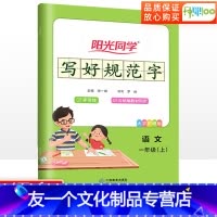 写好规范字 一年级上 [友一个正版]阳光同学写好规范字语文一年级上册人教版同步写字课课练小学生字帖听写默写本描红本铅笔钢