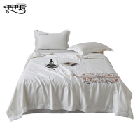伊伊爱 莫代尔60S大豆桑蚕丝绣花夏被
