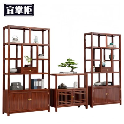 宜掌柜 书架展示柜 285*28*196cm套