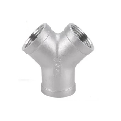 盛京联硕不锈钢Y型内丝三通 定制 个