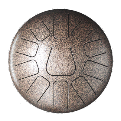 空灵鼓空灵琴色空鼓手碟鼓忘忧无忧鼓初学者儿童专业级玄空钢舌鼓钛白8音10寸