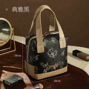 新中式手提化妆包女大容量2025新款便携式外出分区收纳化妆袋1085