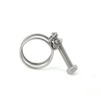 中锦科技 强力老虎夹 喉箍双钢丝水管卡箍内径355mm [13寸]个