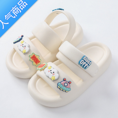 SUNTEK踩屎感拖鞋女夏季外穿2023新款上班沙滩厚底两穿凉鞋女款夏天