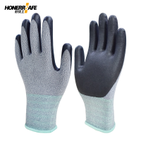 好员工 N307L尼龙莱卡+丁腈发泡15针尼龙莱卡发泡触屏手套12双*2