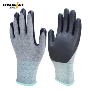 好员工 N307L尼龙莱卡+丁腈发泡15针尼龙莱卡发泡触屏手套12双*2