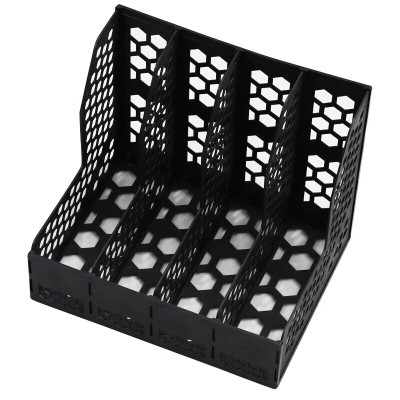 晨光 M&G 蜂窝形四联文件框 ADM95082 (黑色) 个