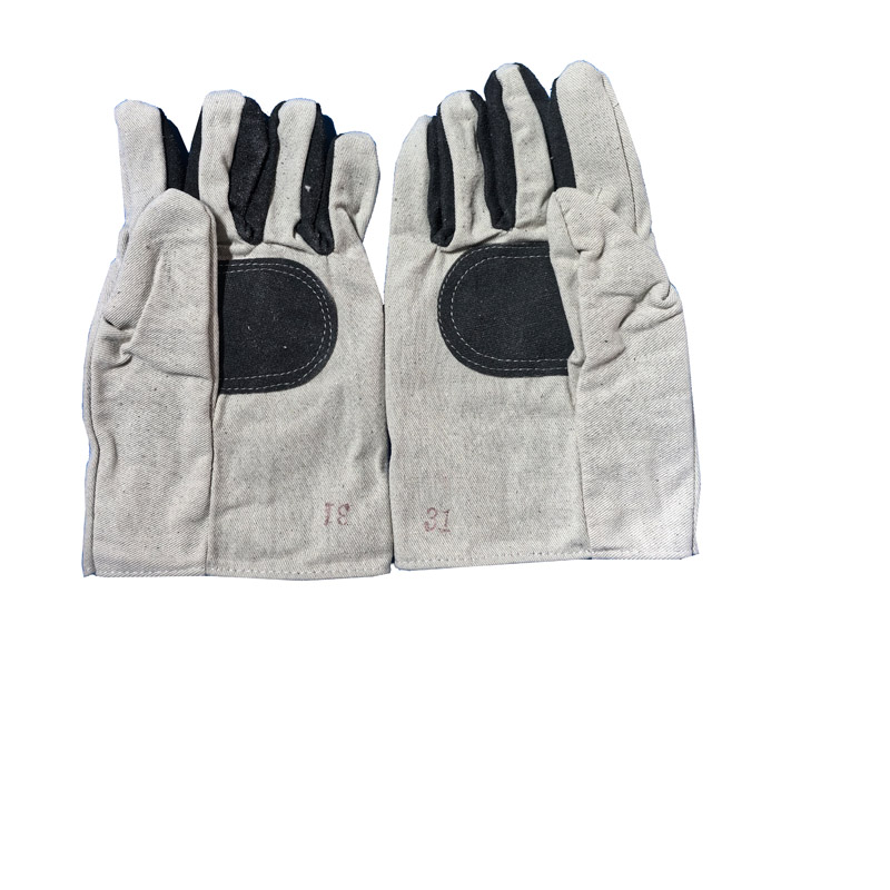 P牌双层加皮帆布手套ST005