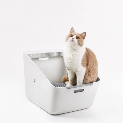 小佩(PETKIT)电动除臭猫砂盆幼猫厕所防外溅半封闭式猫砂盆大号猫咪用品智能感应猫砂盆猫厕所感应猫砂盆L