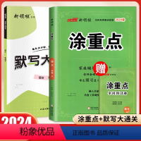 [2本]默写大通关+涂重点笔记 一年级上 [正版]2024版新领程默写大通关一1二2三3四4五5六6年级下册上册下小学语