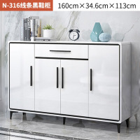 轻奢进口鞋柜简约现代家用储物柜大容量厅柜入户玄关柜隔断柜