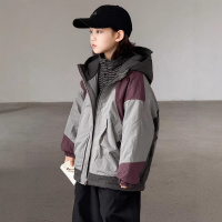 男童棉服外套冬季新款儿童保暖加厚棉衣中大童加绒棉服冬装潮