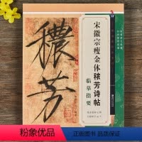 [正版]瘦金体技法系列:宋徽宗瘦金体秾芳诗帖临摹指要附带学习视频 邱金生瘦金体 毛笔书法字帖入门技法教程