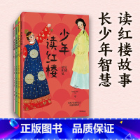 少年读红楼(第一辑,全4册) [正版]7-14岁钱儿爸少年读红楼 第一辑全4册 儿童青少版红楼梦 超级故事 用孩子喜欢