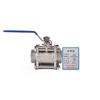 亮刃 球阀 三片式304不锈钢双内丝DN80 个