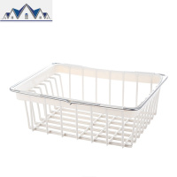 可伸缩水沥水架塑料厨房碗碟架放碗筷架子家用蔬菜收纳架置物架 三维工匠