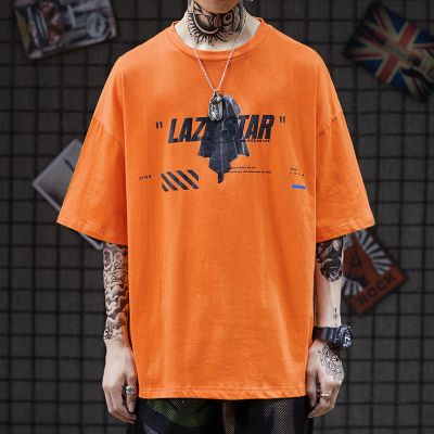 珂卡慕(KEKAMU)潮牌同款精神小伙超火cec短袖T恤男潮流嘻哈国潮宽松oversize慵懒风情侣粉色半袖