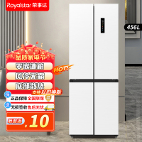 荣事达456升纤薄嵌入式风冷无霜家用冰箱大容量一级能效十字对开双开四开门零嵌电冰箱节能省电低噪 R456FCPQ