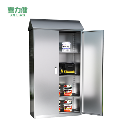 喜力健 不锈钢收纳柜 304对开门1.8*1*0.42M 个