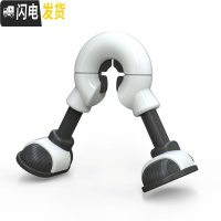 三维工匠汽车挂钩椅背钩车用粘贴后排多功能可爱卡通创意车内置物用品大全 动力白黑款