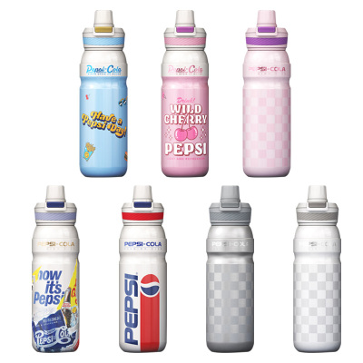 百事运动杯580ml双层保温携带方便BS-Y-580-027(颜色随机)