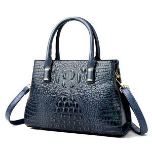 包包女大容量手提包2023新款时尚单肩斜挎包鳄鱼纹大气中年妈妈包