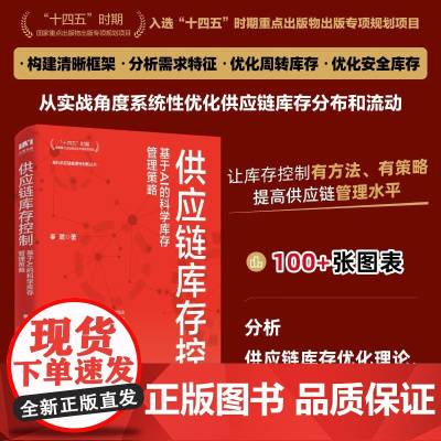 供应链库存控制:基于AI的科学库存管理策略 十四五供应链网络结构设计标准化流程规范化制度采购库存管理实战手册实用工具书籍