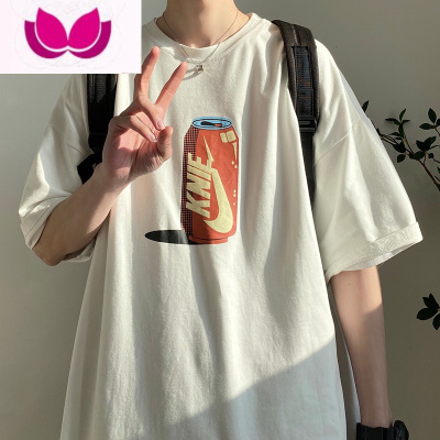 七斓港风白色长袖t恤男ins潮流百搭原宿风潮牌宽松内搭卫衣打底衫