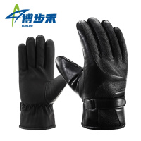 博步禾 皮手套 保暖 双