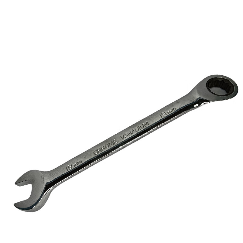 钢盾(SHEFFIELD) S018819 公制精抛光双向棘开两用快扳19mm[家用]