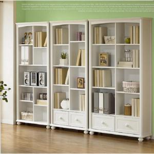 森美人儿童书柜韩式现代简约书架田园欧式展柜飘窗柜50边柜90组合书桌柜