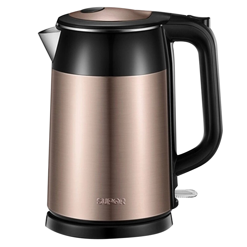 苏泊尔(SUPOR)电水壶不锈钢全钢无缝双层防烫全自动断电防干烧1.7LSWF17S26A