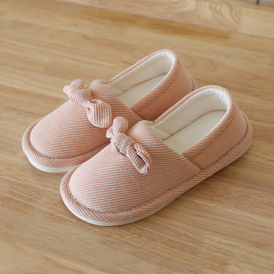 蝴蝶结月子拖鞋