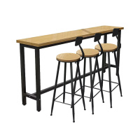 班龙长条高脚桌160cm+3椅套