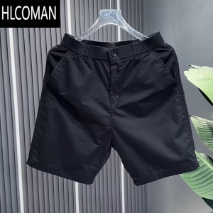 HLCOMAN潮流夏季短裤男士宽松痞帅纯色五分运动裤薄款速干透气休闲中裤子