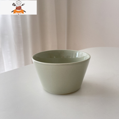 敬平白屿 青玉色米饭碗中国风沙拉碗水果碗麦片冰裂纹汤碗早餐碗