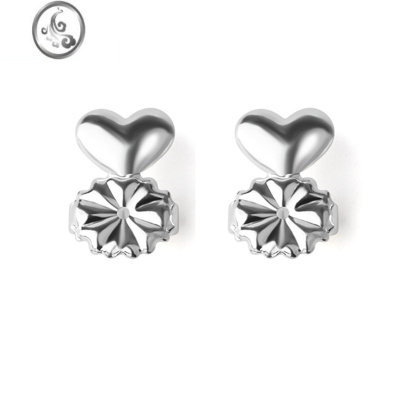 JiMi防过敏可调耳环耳钉支撑辅助器耳堵防掉提升器耳垂固定耳骨扣