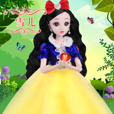 新品直营-‼️会说话的超大芭比娃娃号智能洋套装小女孩儿童玩具单个雪儿可眨眼-50厘米2套衣服+音乐版+礼