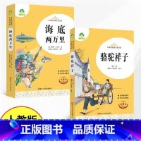 [人教版七年级下册]骆驼祥子+海底两万里 [正版]七年级名著阅读书西游记原著朝花夕拾鲁迅人教版完整版无删减老师初中生课外