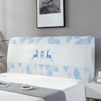 家柏饰(CORATED)床头套罩 床头罩防尘全包软包床头床靠背罩保护套北欧风格简约 情人鹿 60*150CM