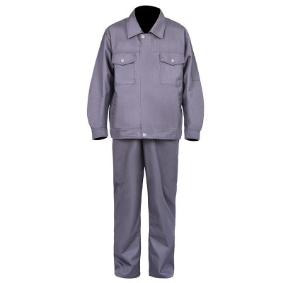 盾之源 工作服 灰蓝黄三色 各尺码 套(170灰色)