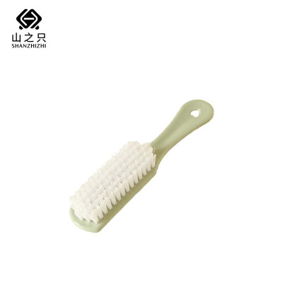 山之只 中长柄鞋刷 北欧绿 把