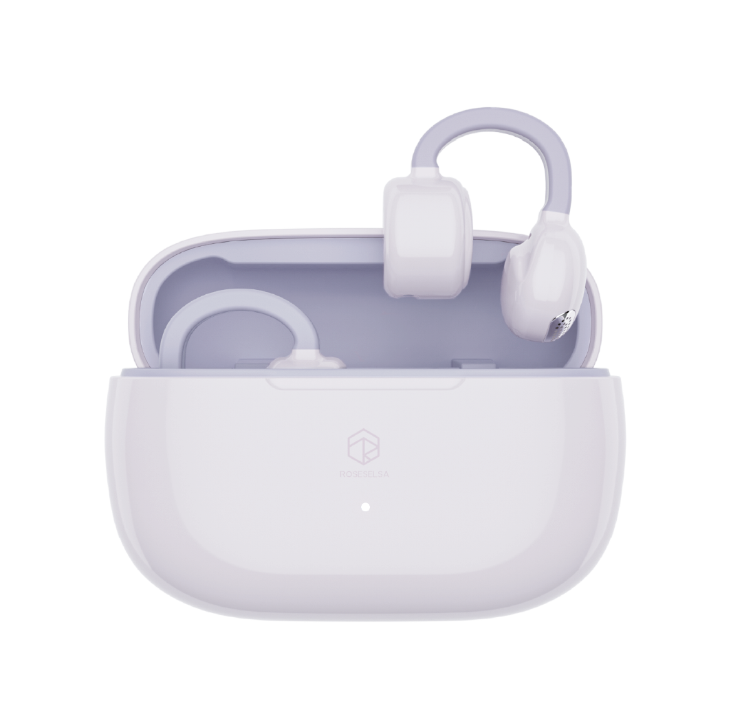 弱水时砂[2025最新款]茉莉蓝牙耳机耳夹式稳固舒适骨传导概念不入耳运动跑步开放式通话6.0