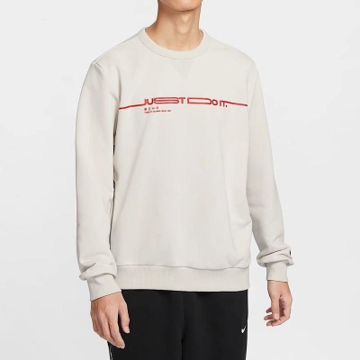 NIKE耐克卫衣运动休闲舒适针织圆领男装套头衫HV8208-072 Z