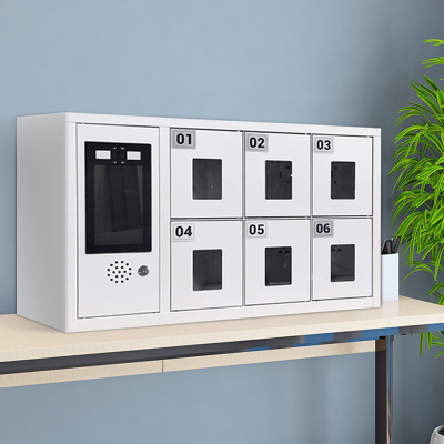 臻远 人脸识别手机柜充电柜手机保管存放柜 6门手机充电柜