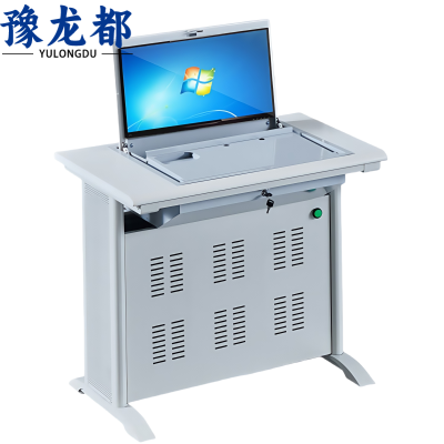豫龙都翻转电脑桌 单人张