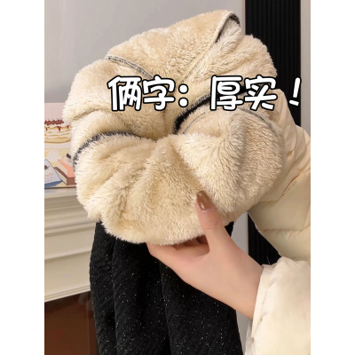 裤子女新款冬小个子巨好看的冬装裤子宽松慵懒风阔腿长裤_536_393