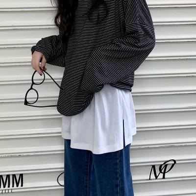 枫述卫衣打底屁帘叠穿神器内搭半身裙女2021新款大码胖mm遮屁股小短裙