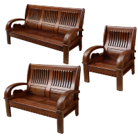 鑫星奈XXN4031109新中式实木沙发组合 1+2+3